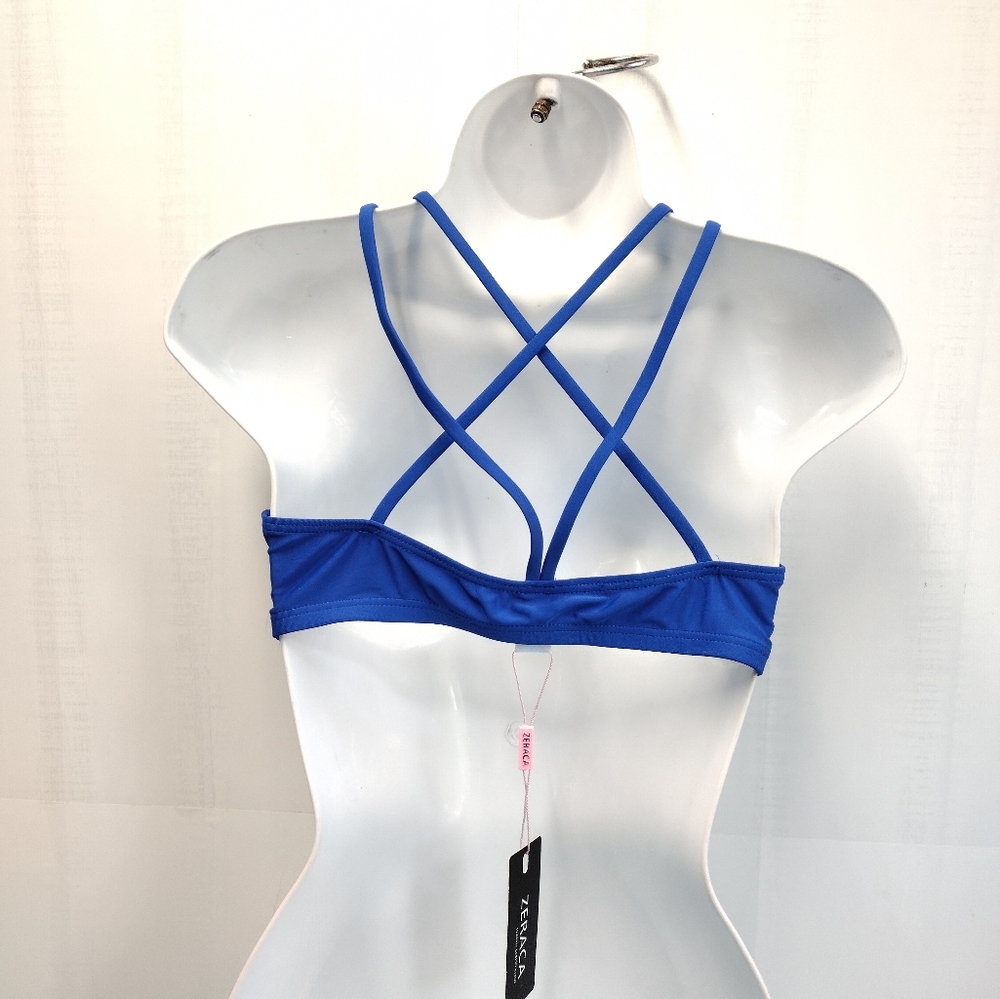 Zeraca High Neck Bikini Top Size M - Picture 8 of 9